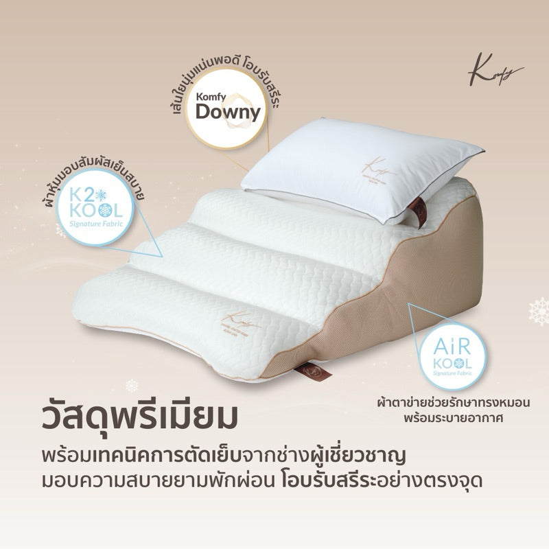 3-Piece Pillow Set for GERD